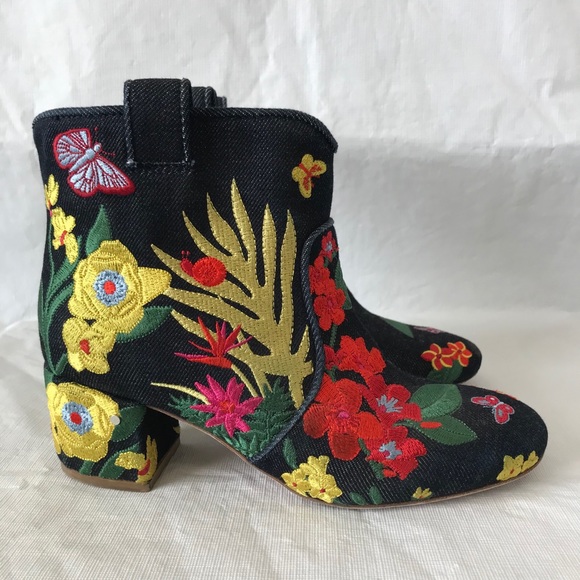 Laurence Decade Pete Tropicale Embroidered Boots - Picture 2 of 15